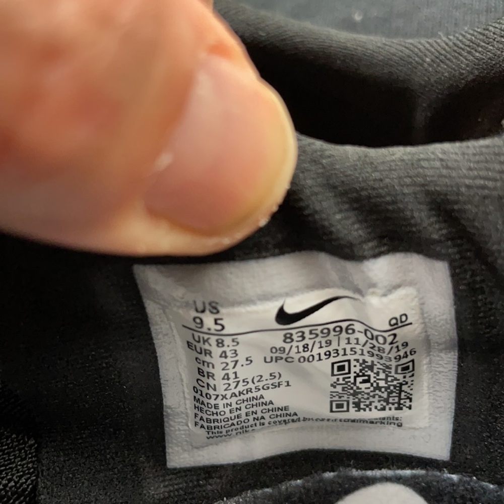 NWT NIKE Black Superfly Elite Trackshoes Spikes - Picture 9 of 9